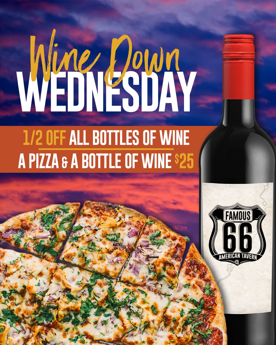 Wednesday Pizza and Wine