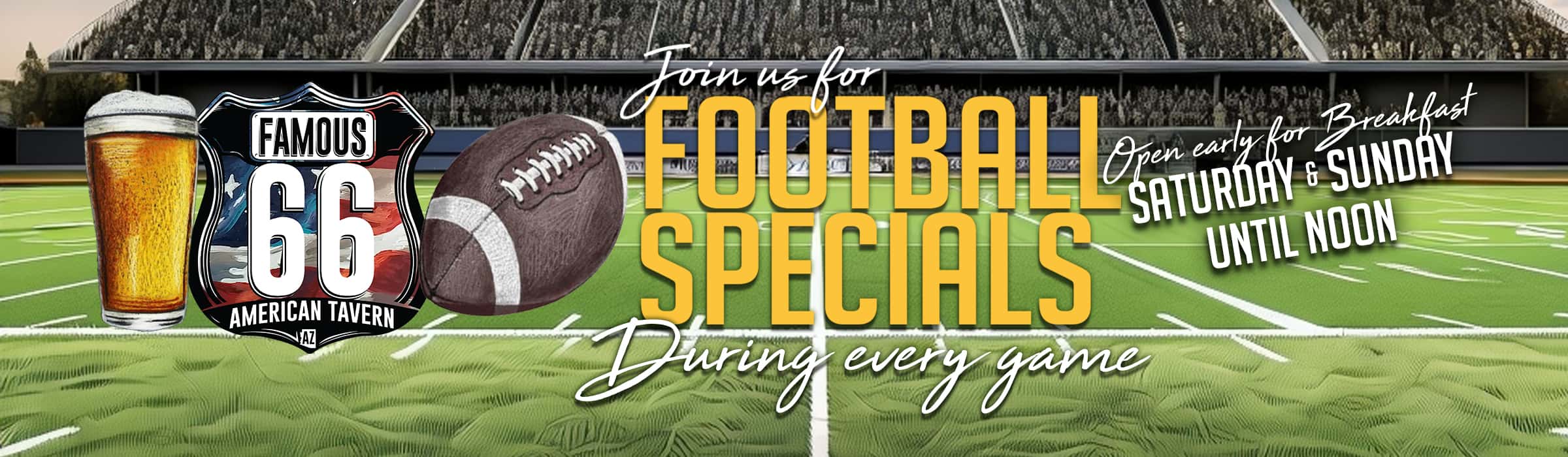 Football Drink Specials