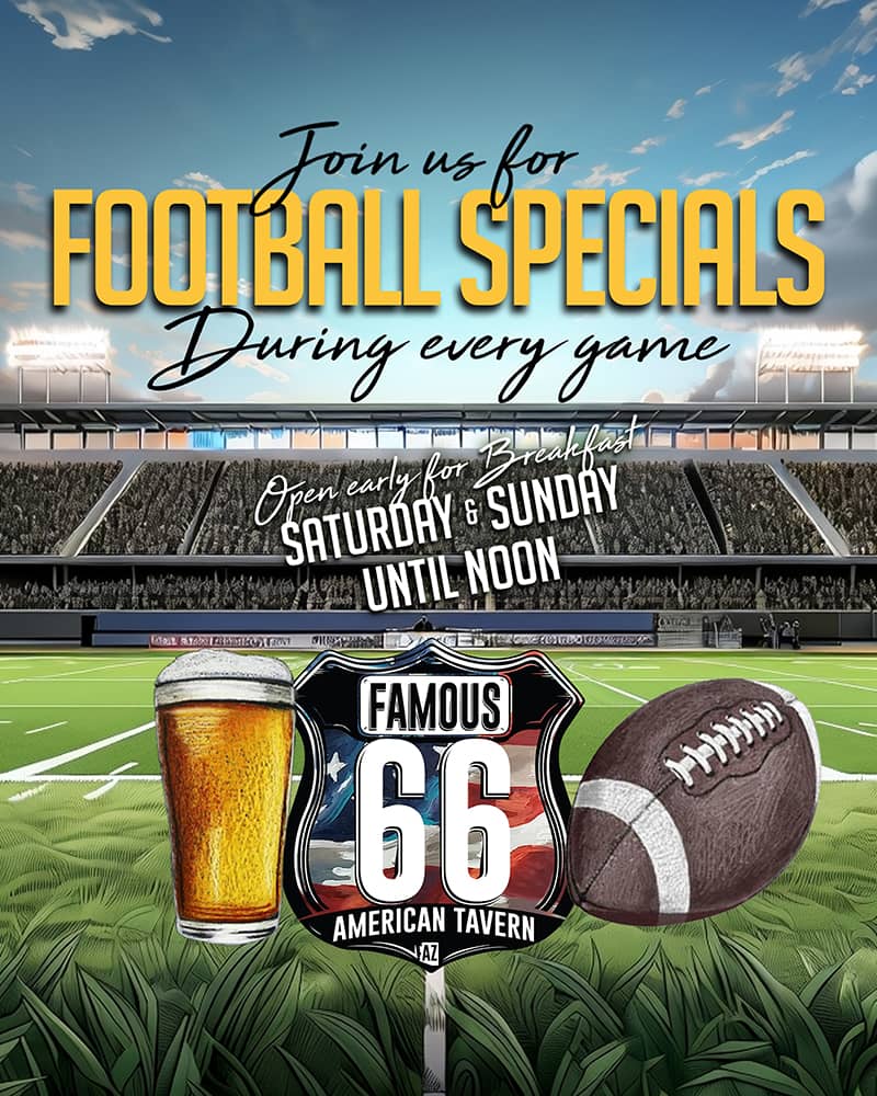 Football Drink Specials